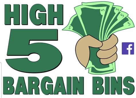 Bargain Tree Bargain Bin. . High 5 bargain bins boaz al